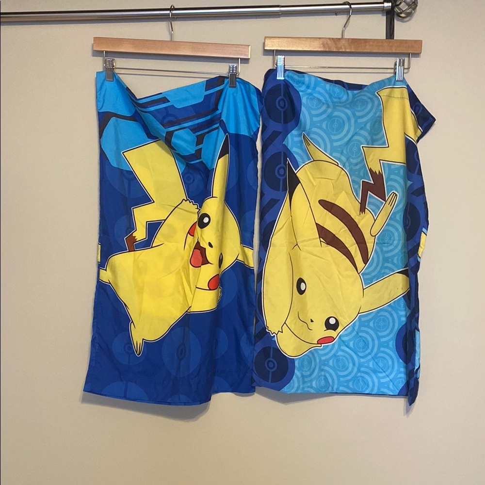 Pokemon Blue and Yellow Character pillow cover